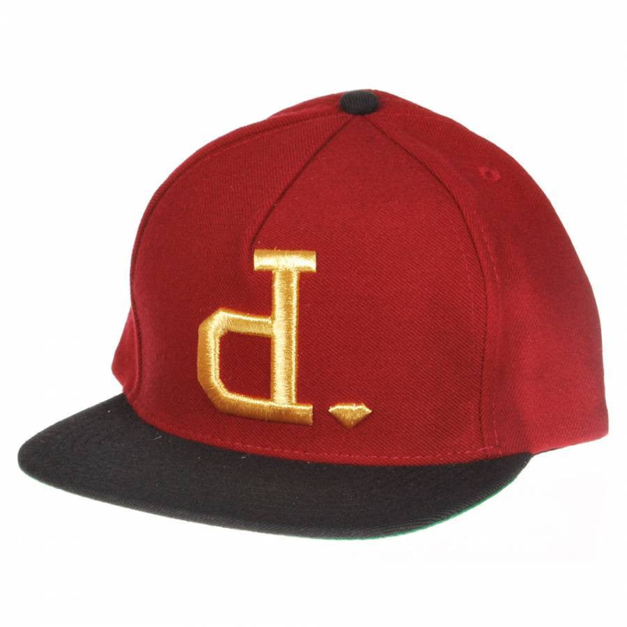 Diamond Supply Snapback Gold/Red